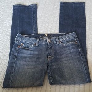 7 For All Mankind blue jeans